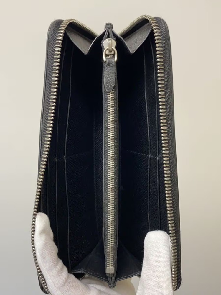 dunhill long wallet BLK men's