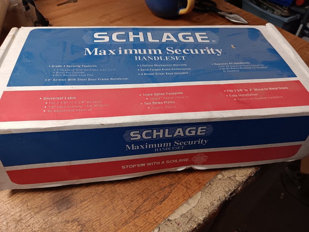 schlage entry handleset
