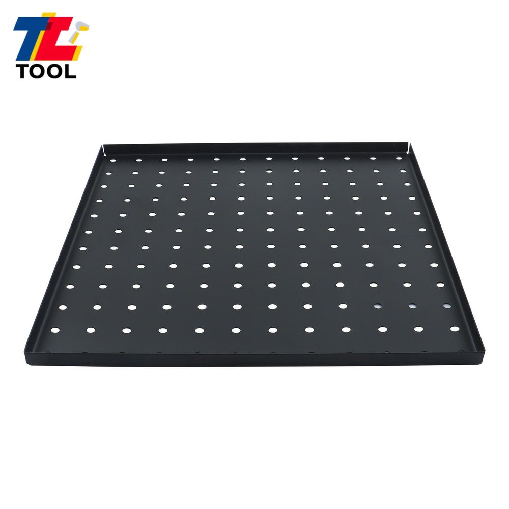 4 Pcs Black Metal Pegboards Peg Boards Wall Organizer Panel Storage Hanger Tool