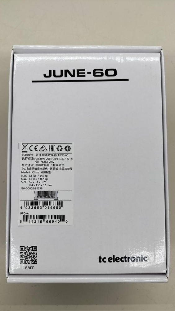 Tc Electronic June-60 Effector