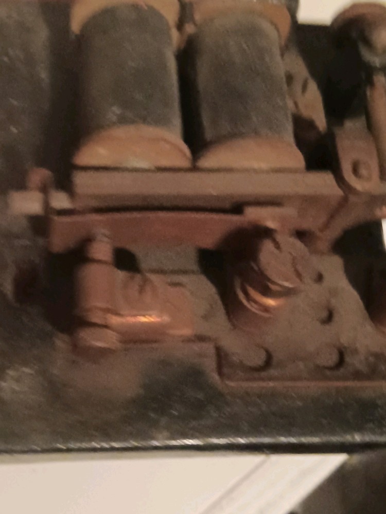 Vintage Edwards Cast Iron And Brass Electrical Relay Component