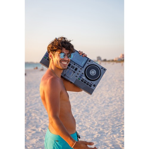 Numark Mixstream Pro Go - Standalone DJ Controller with Battery