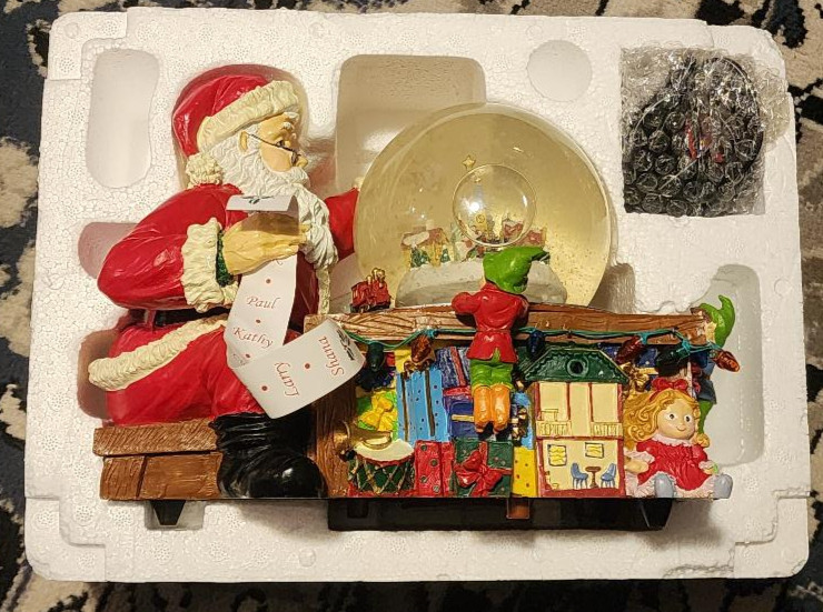 Mr. Christmas Santa's Workshop Snowglobe