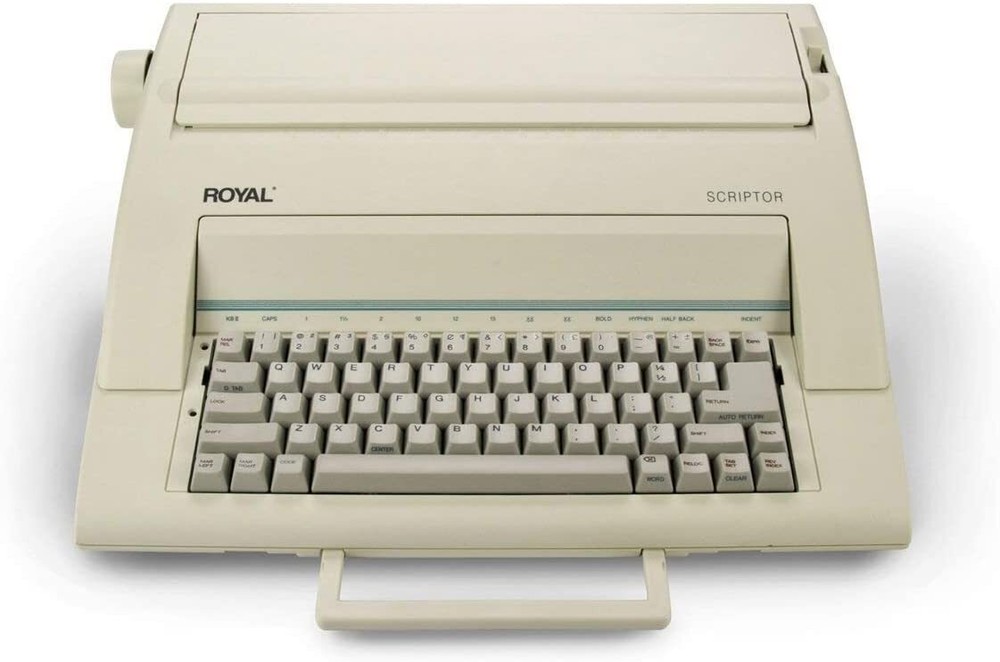 Royal 69149V Scriptor 9" 45-Key Typewriter