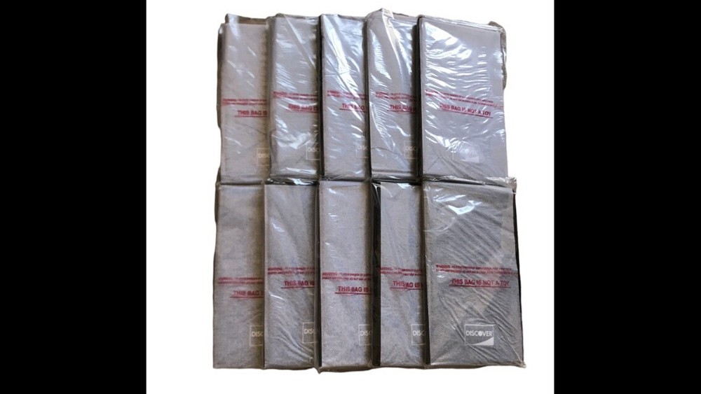 NEW~DISCOVER Double Panel Check Presenter / Restaurant Bill / Server Book Black