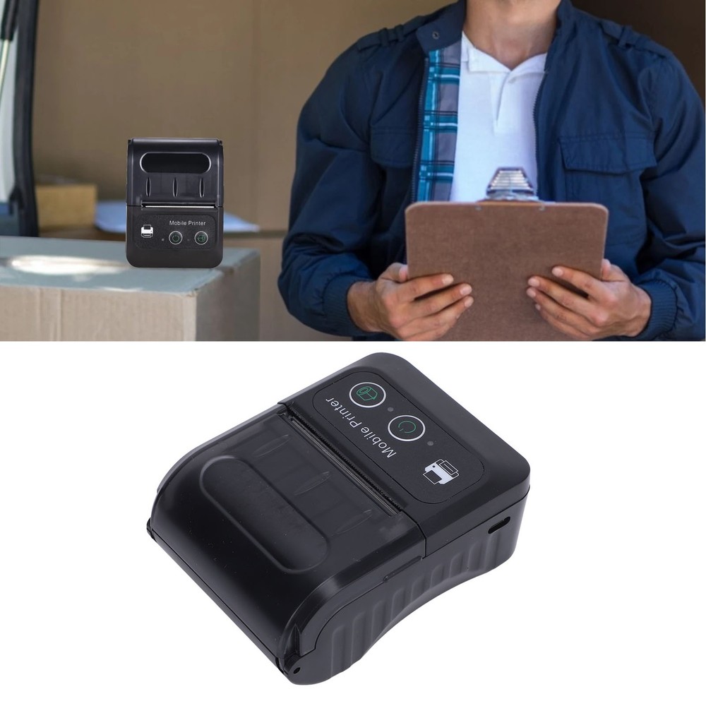 USB Ticket Printer Portable Thermal Receipt Printer QR Code Support 50 To 80mm⭐
