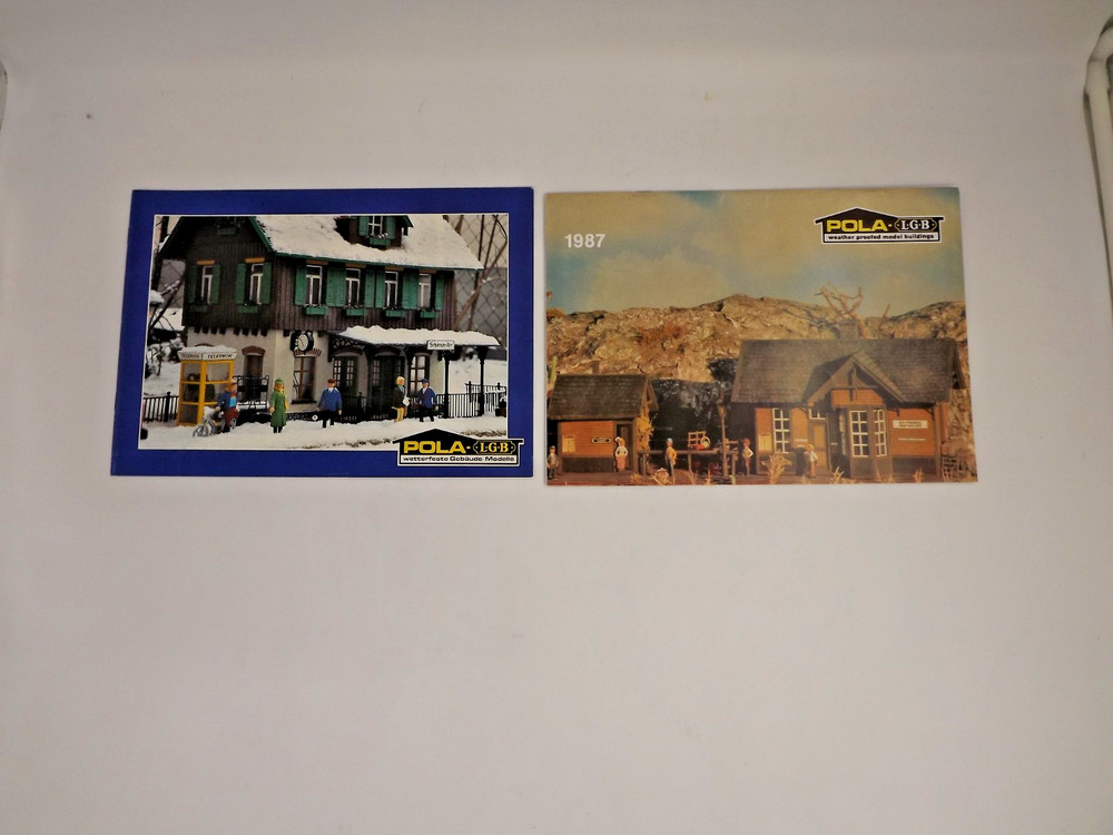Pola Lgb G scale catalogs two catalogs nice