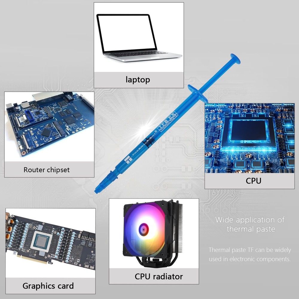 TF8 EX 1.5 Grams High Performance Thermal Paste CPU/GPU Cooler With Scraper