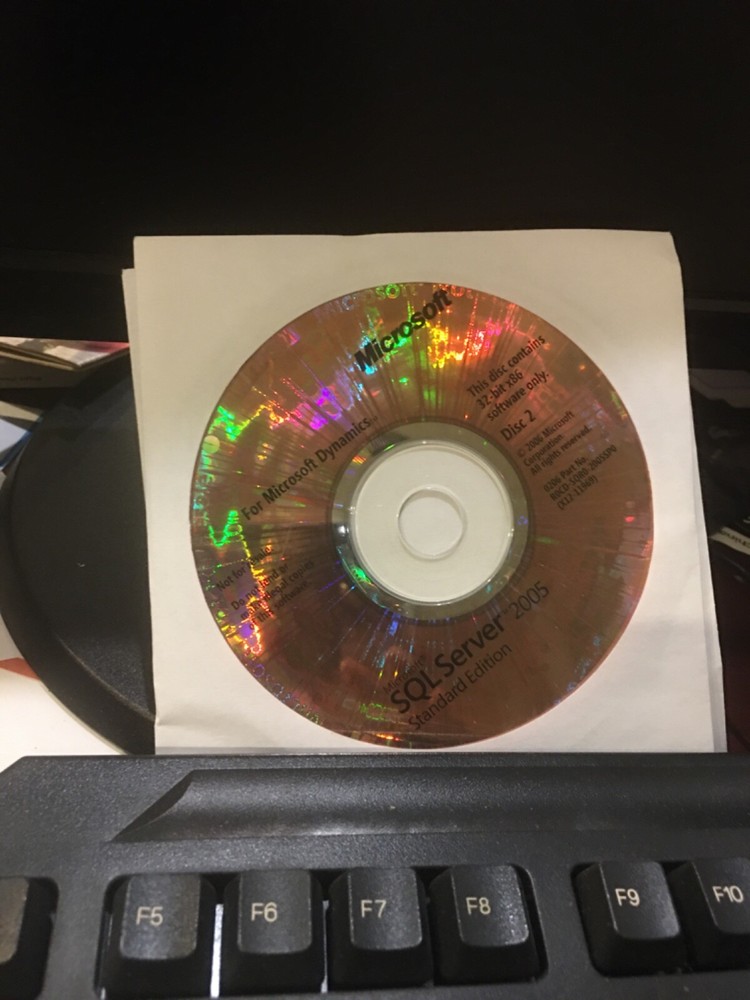 Microsoft Windows SQL Server 2005 Standard Edition for Microsoft Dynamics 32bit