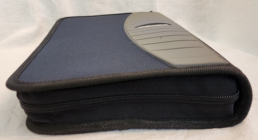 CD Projects Zippered Nylon Soft CD DVD Case - Model CCRM 264 - Holds 52 CDs DVDs