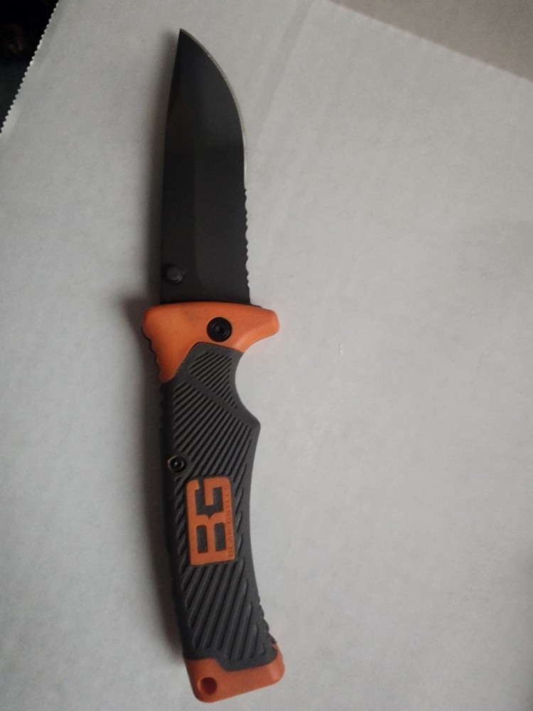 Gerber Bear Grylls Survival Knife Set Folder & Fixed Blade Fire Starter Sheath