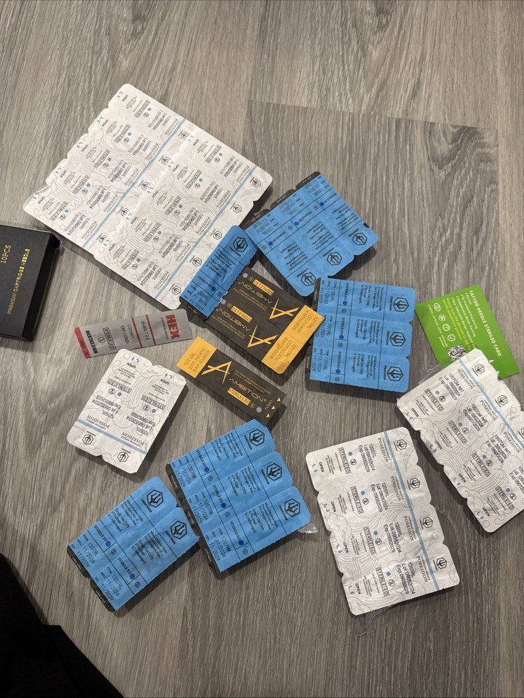 Tattoo Needle Cartridges Assorted Lot Poseidon Sterile