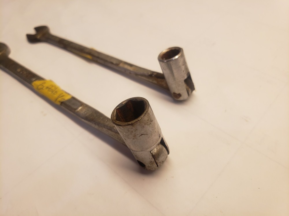 Vintage Buffalo tools 2pc Flex Socket Combo Wrench 1/2 3/8