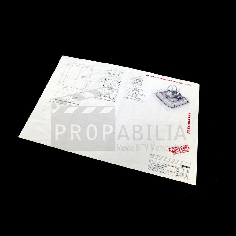 LOST IN SPACE Resolute Flight Chair Plan Original Prop (8021-9085)