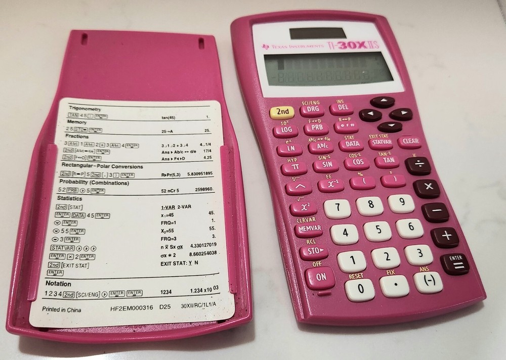 TEXAS INSTRUMENTS TI 30XIIS Fundamental Math Scientific Calculator