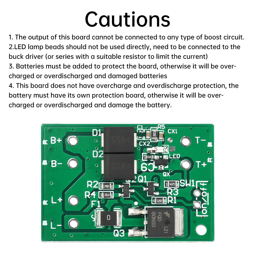 3.2V-15V Solar Light Circuit Control Board Solar Light Controller PCBA Board