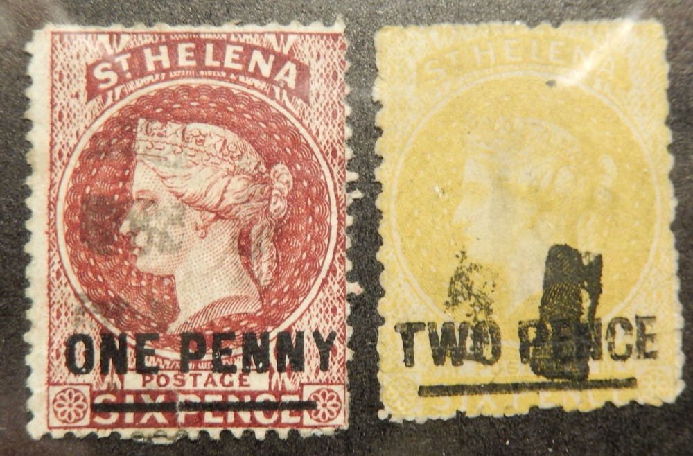 St. Helena Scott # 18-19, Used
