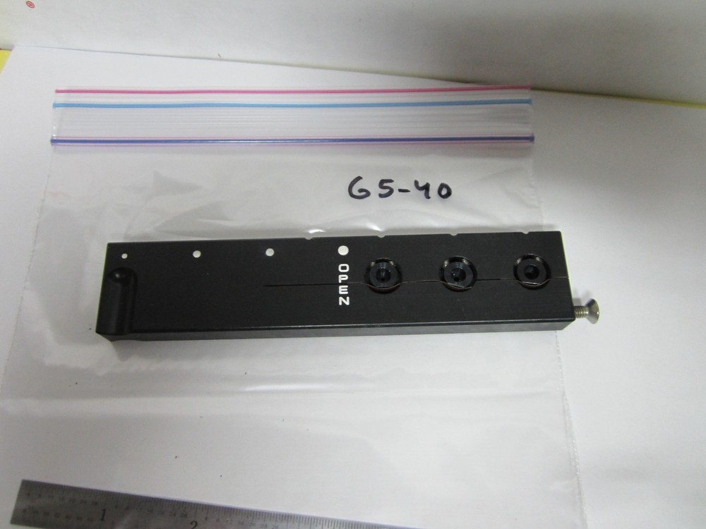 OPTICAL MICROSCOPE SLIDE FILTER OPTICS #G5-40