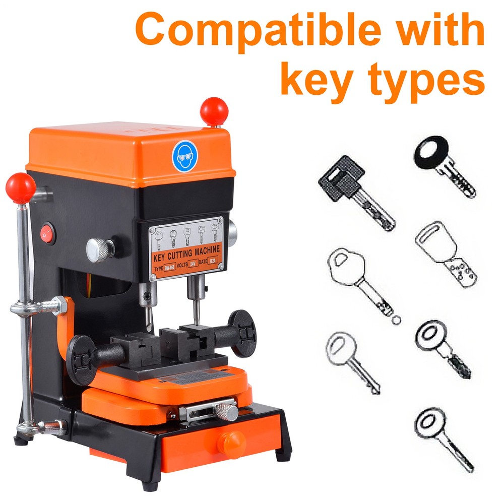 Key Cutting duplicating Machine Cutter Car Key Copier Locksmith Tools--