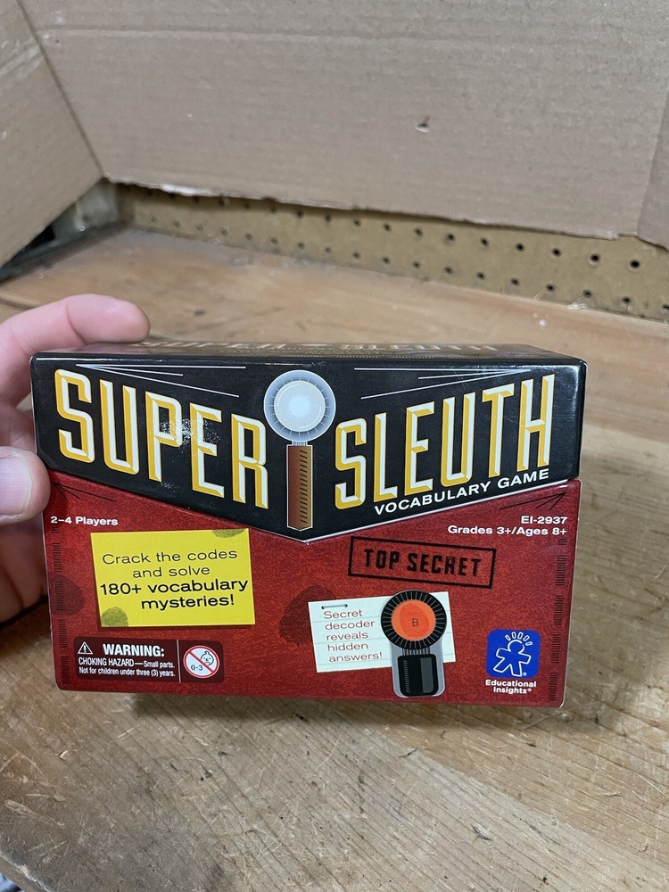 Super Sleuth Vocabulary Game Educational Insights