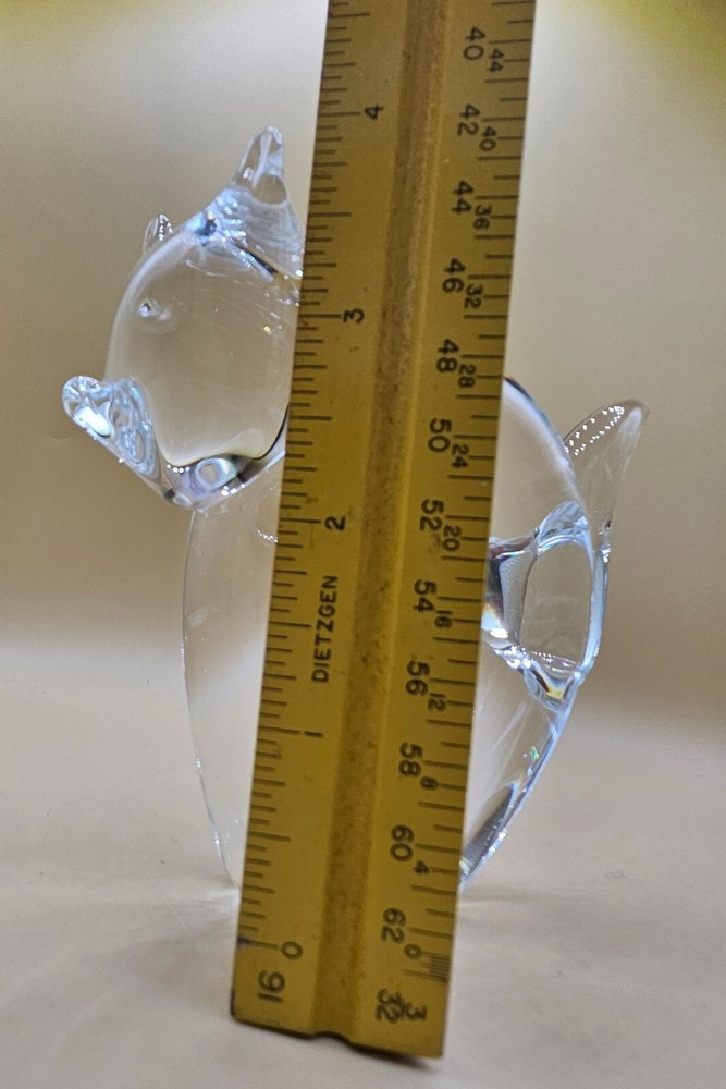 Crystal Cat in a Ring Shape Hand-made pristine condition