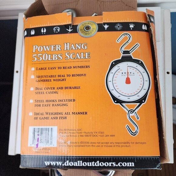 Do All Outdoors Power Hang 550 Lbs Scale