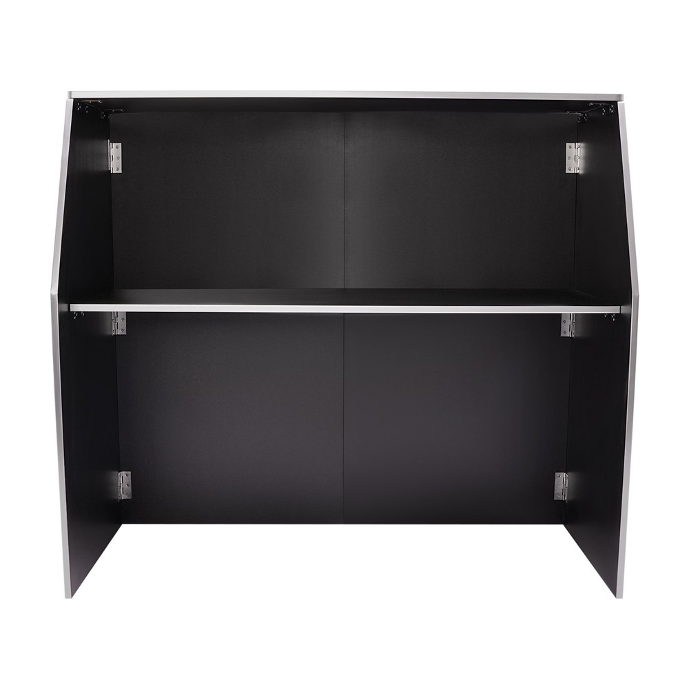 Portable Bar Cabinet Foldable Bar Portable Event Bar Rectangular Freestanding