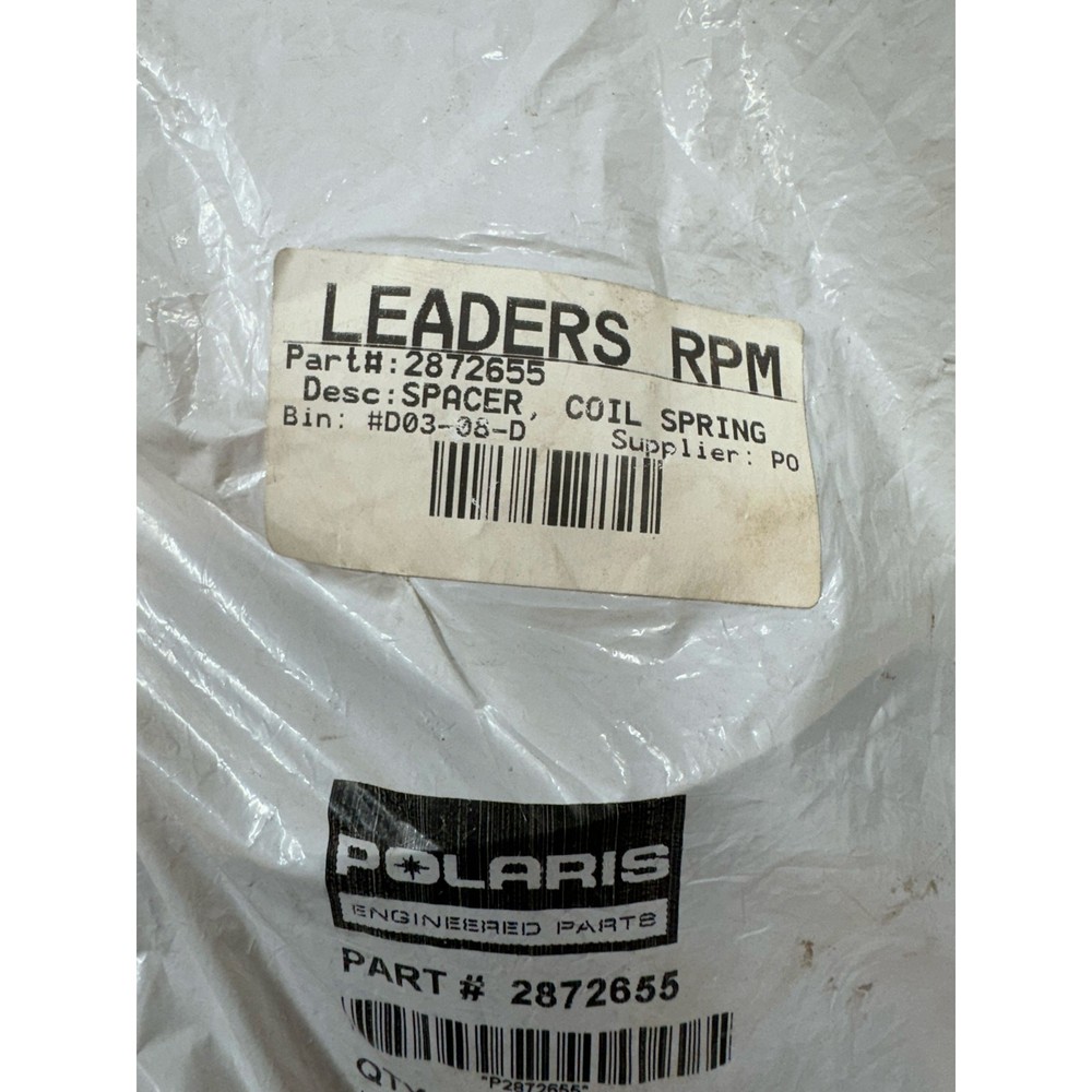Polaris 2000-2005 OEM Front Spring Isolators for Plow Use NOS
