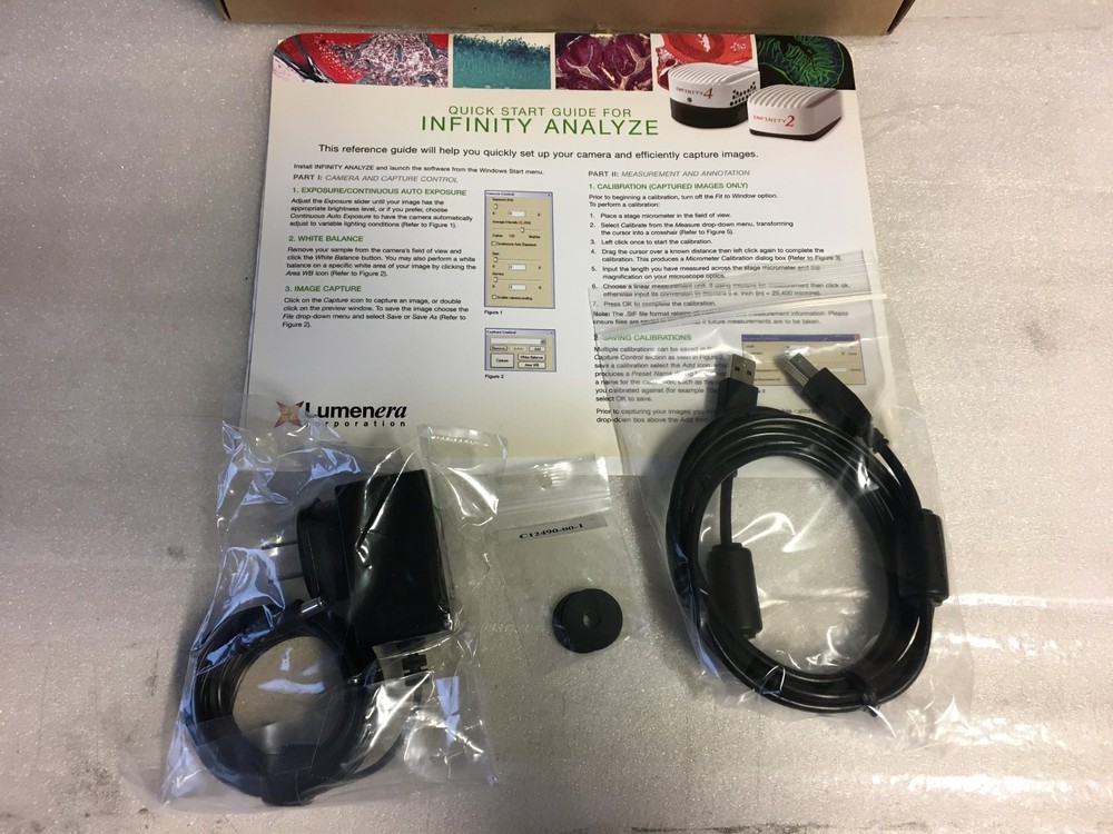 Lumenera INFINITY1-2CB 2.0 Megapixel Microscope Camera