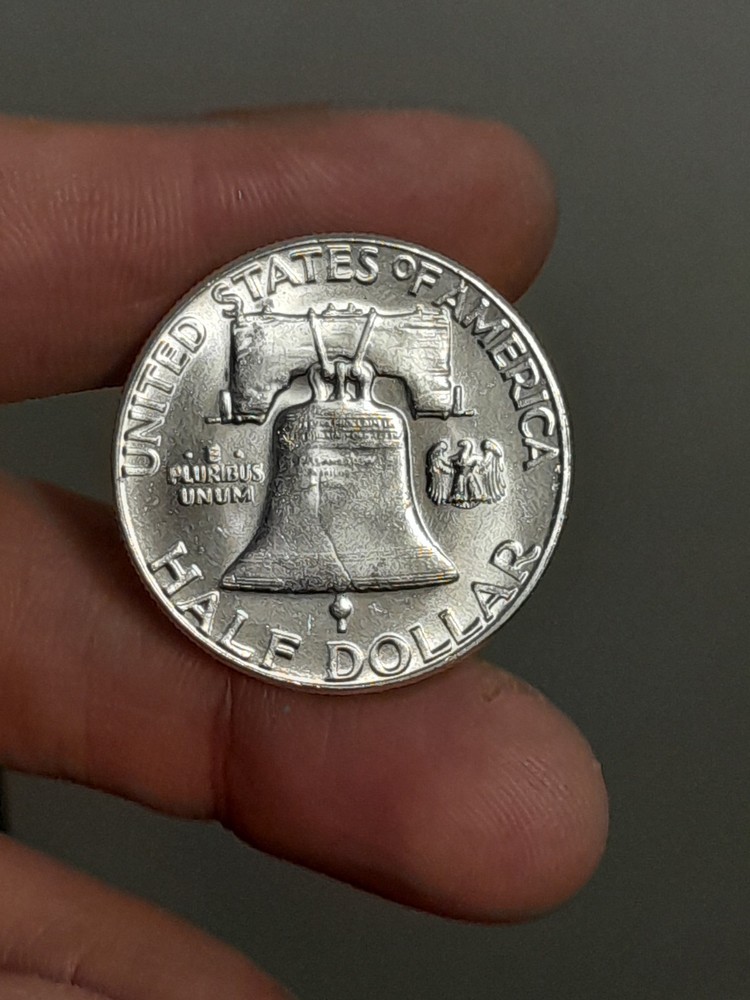 1962- P Franklin Half Dollar BU #2