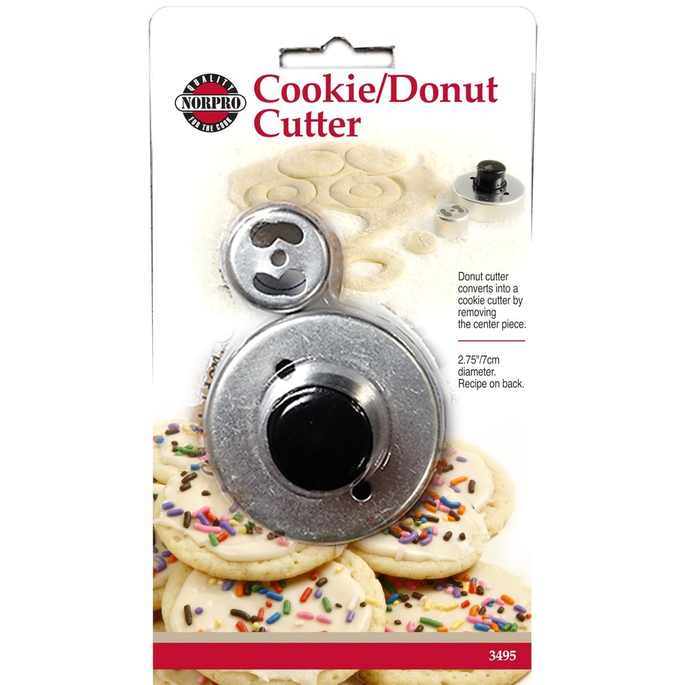 Cookie and Donut Cutter Round Baking Tool Kitchen Accessory NEW
