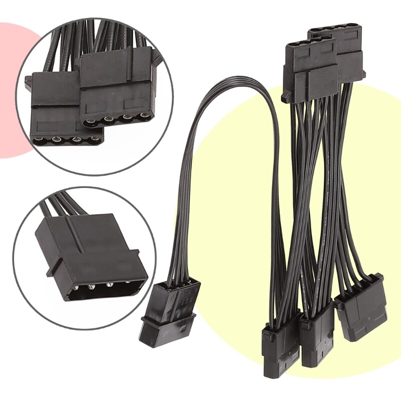 Big 4Pin IDE to Power Adapter Cable Hard Disk Data Cable Power