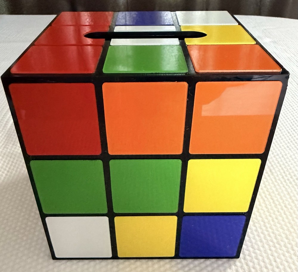 Get Digital Magic Cube Tissue Box Rubik's Cube Style