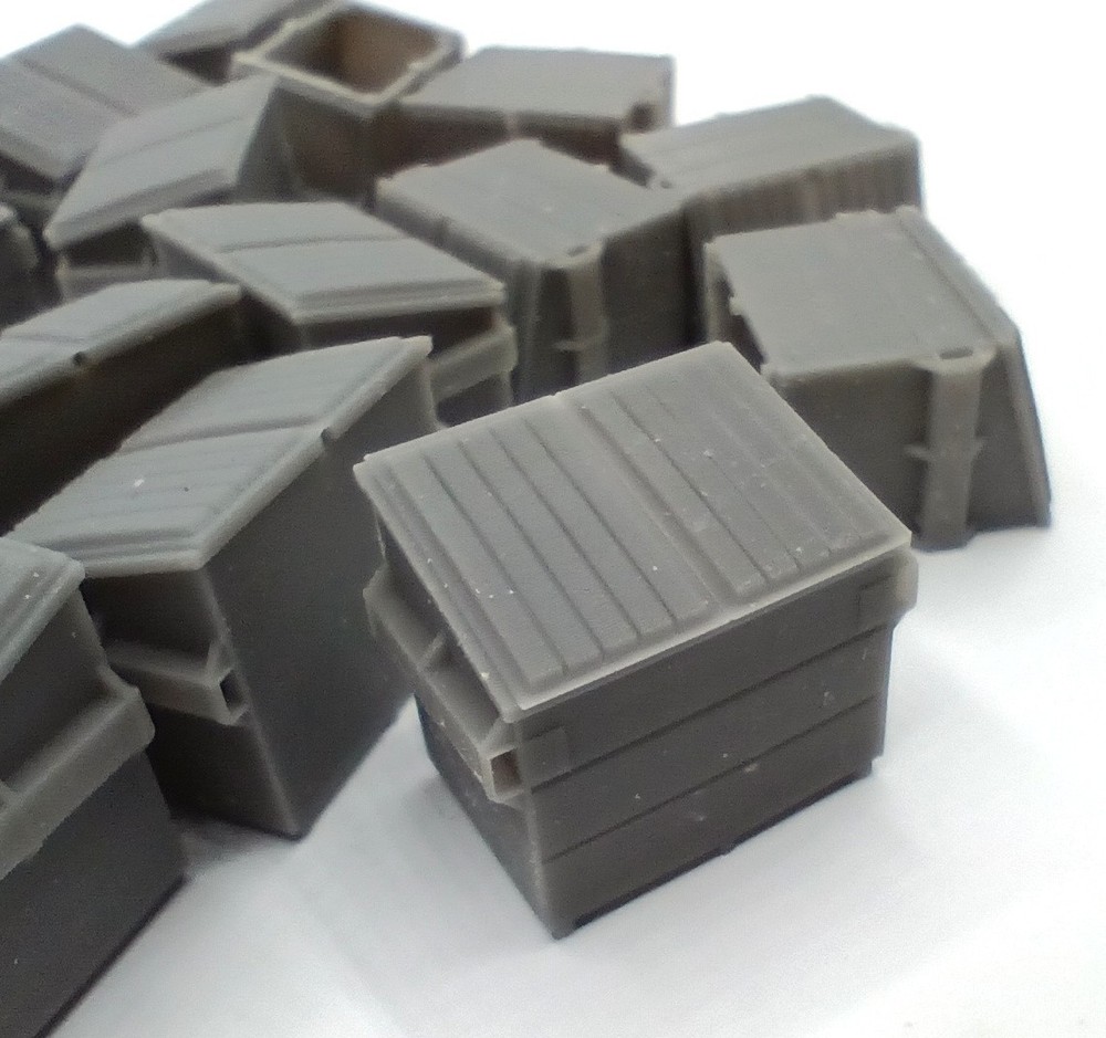 HO Scale Dumpsters 20pcs