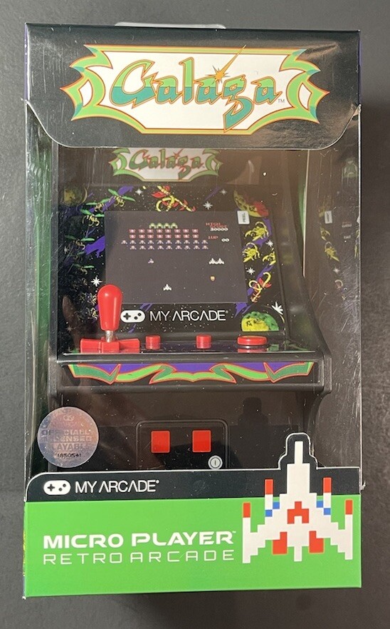 My Arcade Micro Player Retro Arcade [ Galaga ] NEW