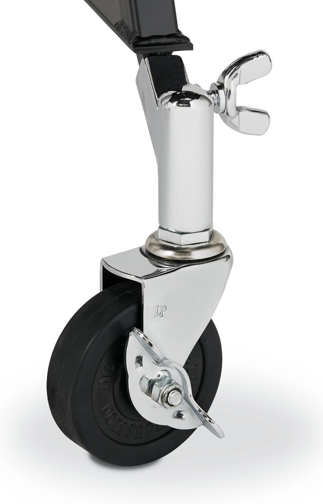 Latin Percussion LP764 Percussion Table Casters Single Black #2