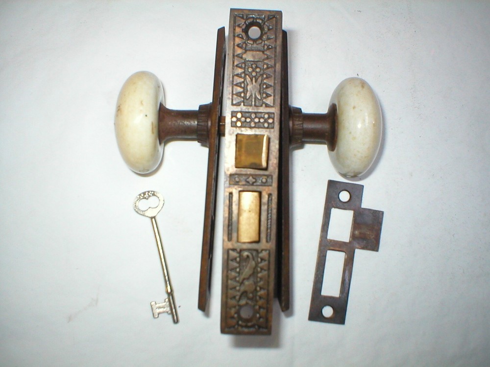 Antique Victorian Era Door Hardware