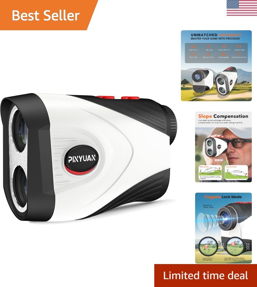 Golf Rangefinder with Continuous Scan & Slope Compensation - Accurate & Reliable
