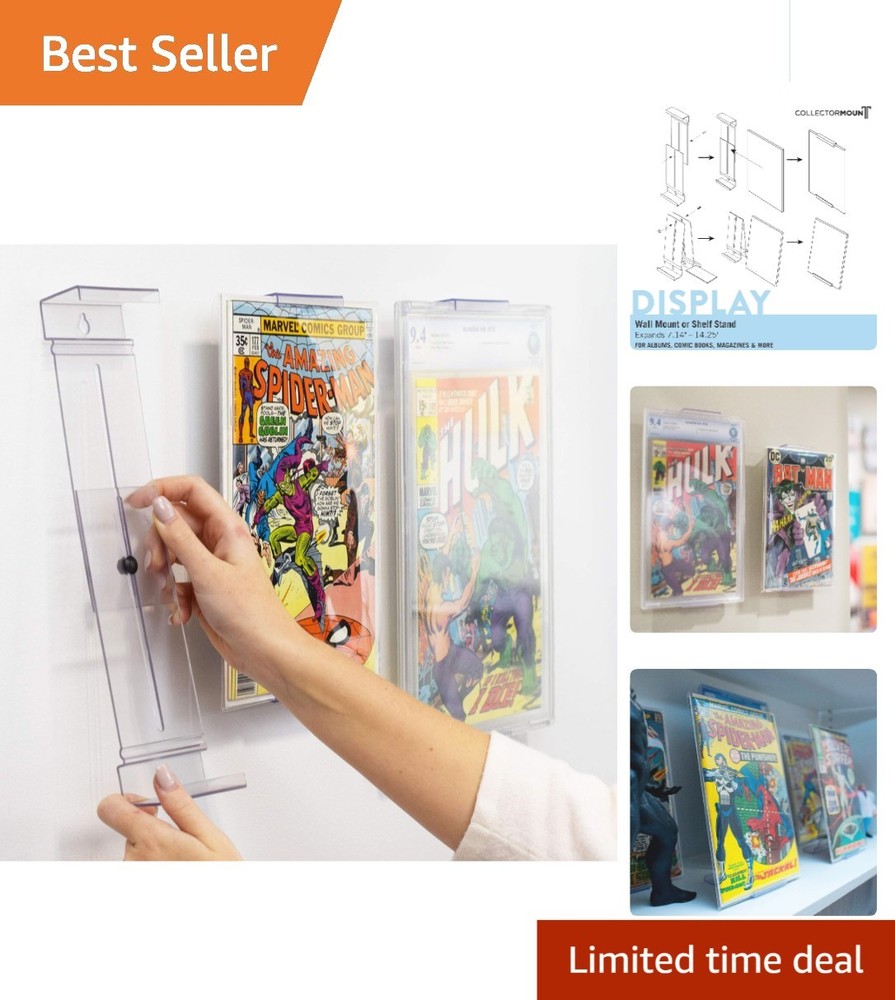 Invisible Comic Book Mount - Adjustable Floating Display for Collectors