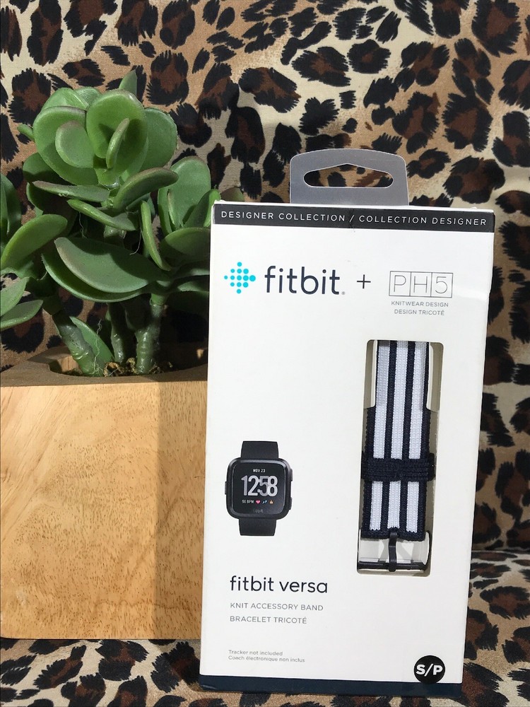 New Fitbit Versa Small Knit Accessory Band Genuine Fitbit + PH5