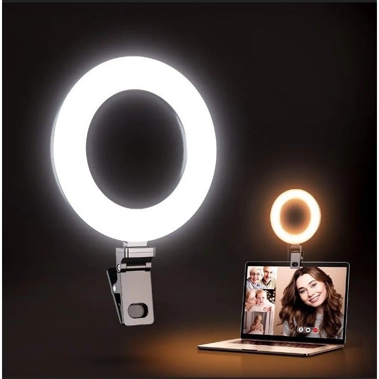 Kaiess 6 inch video conference lighting dimmable