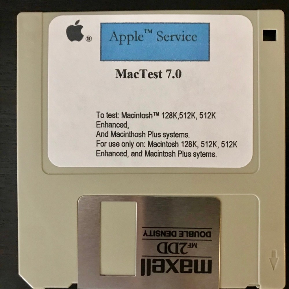 Apple Macintosh Mac 128k - 512k Boot / Diagnostics 2 Disk Set for Classic Macs
