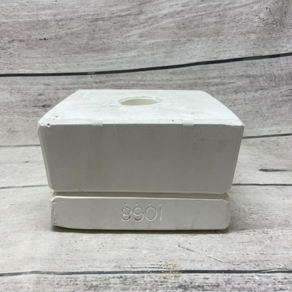 Vintage 1985 Boothe Mold Inc Ceramic Casting Mold Plain Dip Insert #1068