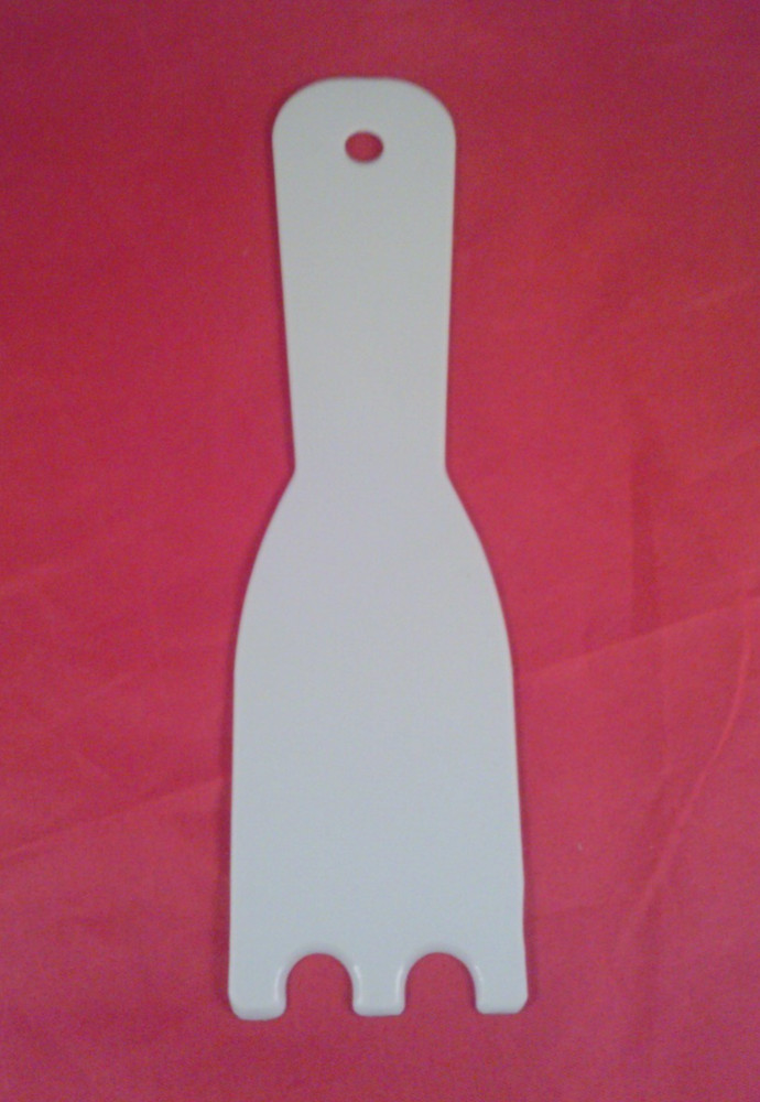 George Foreman Grill Spatula Scraper Fork Used 7” Gray