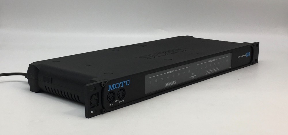 MOTU MIDI Express 128 USB MIDI Interface w/ Manual & Cable Tested Excellent