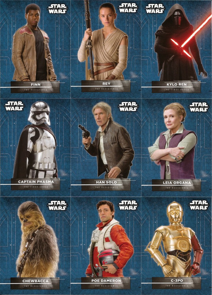 Star Wars Force Awakens Series 2 ~ MINI-MASTER SET (Base + Inserts) 163 cards