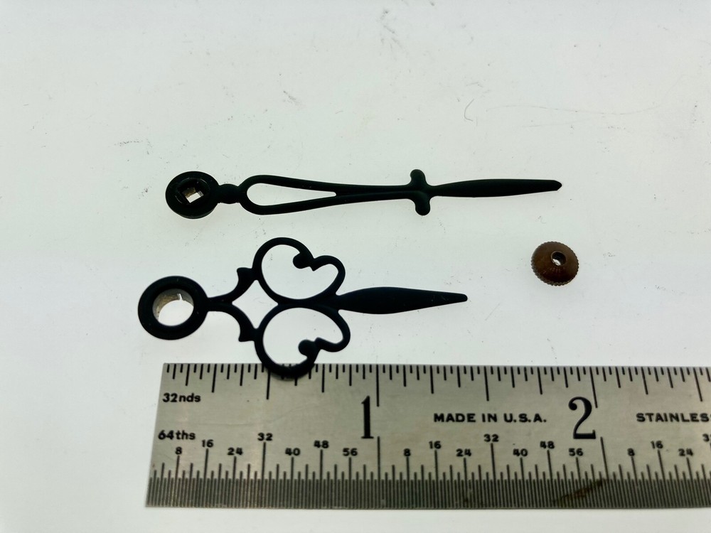 Hermle Clock Hand Set Original for 4" Dial with hand nut