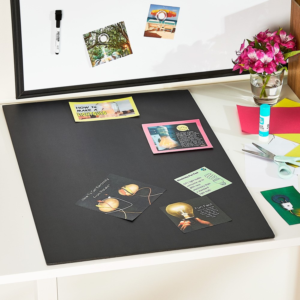 (2 pack) Black Foam Board, 20" x 30"
