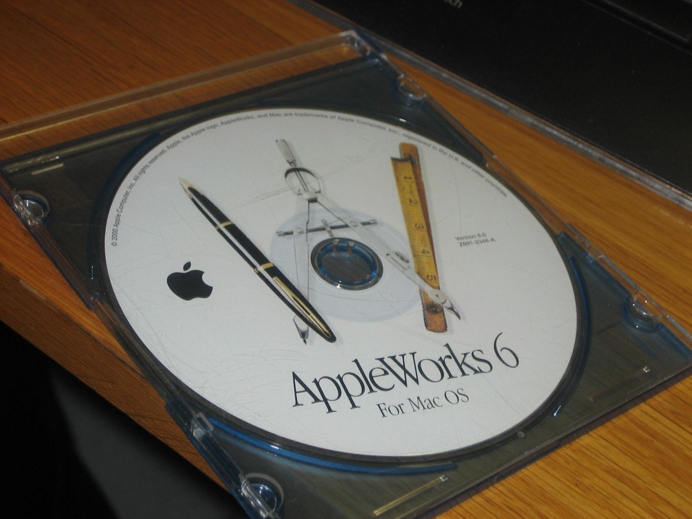 AppleWorks 6 Disk Macintosh OS Apple Version 6.0