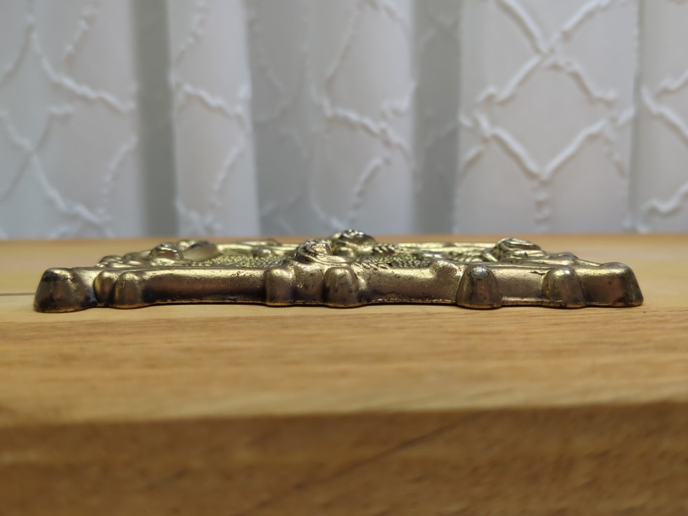 Vintage AmerTac Brass Single Light Switch Plate